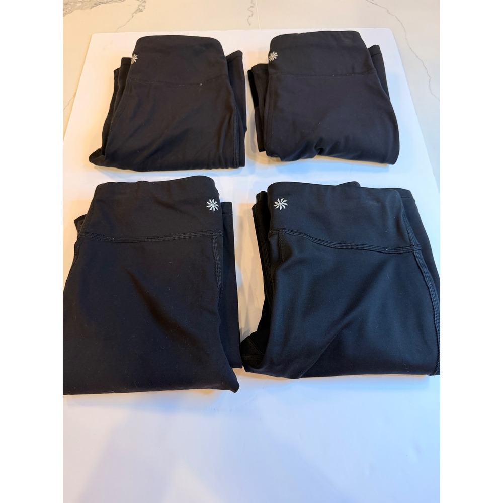Athleta Girl High Rise Chit Chat Flare Pant Bundle 4 Pairs Black Size M 8-10